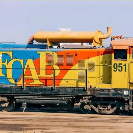 Locomotora en operación